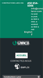 Mobile Screenshot of const-larco.com
